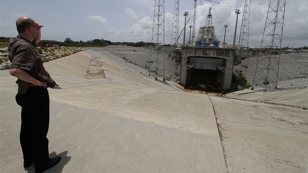 Kosmodrom v Kourou, Francouzská Guyana: stavba odpalovací rampy pro ruské