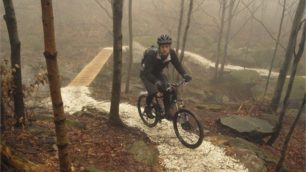 Oblíbenou oblastí biker jsou také Ryhlebské stezky.