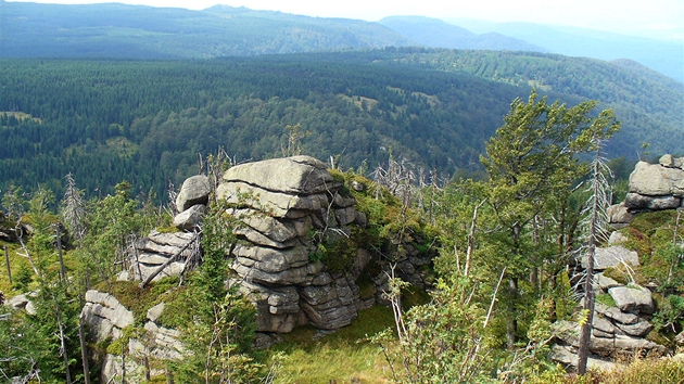 Rozhled z Poledních kamen