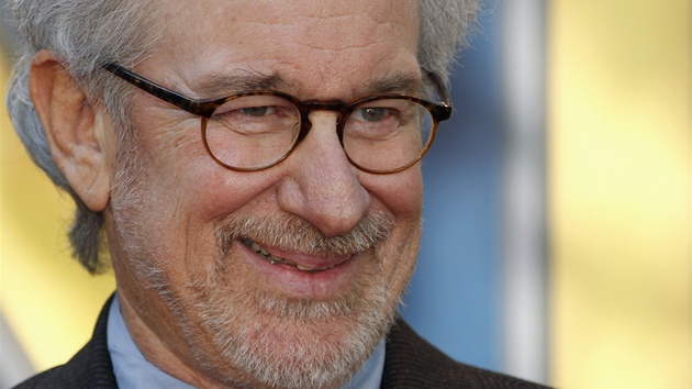 Steven Spielberg na premié�e filmu Tintinova dobrodru�ství v Bruselu