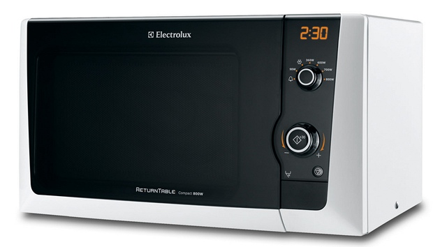 Voln stojící mikrovlnná trouba Electrolux EMS21200W v bílé barv