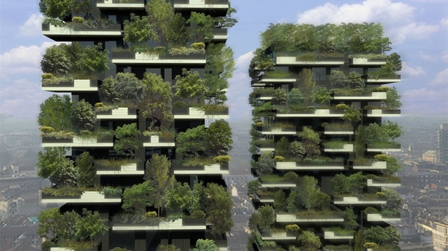 Projekt nazvaný Bosco Verticale navrhl slavný italský architekt Stefano Boeri. 
