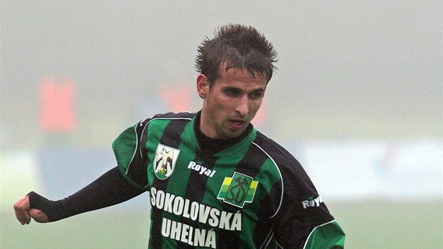 Petr Glaser (vlevo) s mosteckým trenérem Pavlem Horváthem.