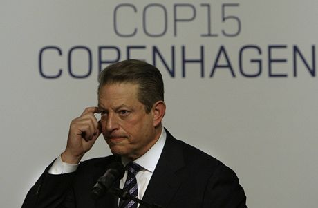 Al Gore na konferenci o klimatu v Kodani, rok 2009
