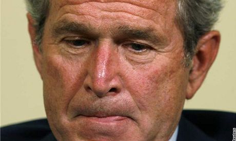 Americký prezident George Bush po oznámení, e Snmovna reprezentant