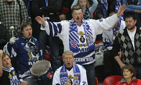Fanouci hokejist Chabarovska tentokrát po utkání dvod k radosti nemli.