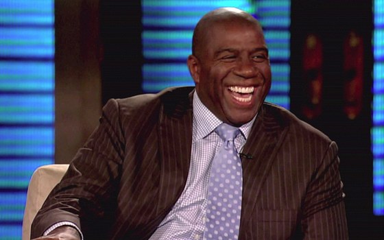 NAKALIVÝ ÚSMV. Legendární basketbalista Earvin "Magic" Johnson neztratil