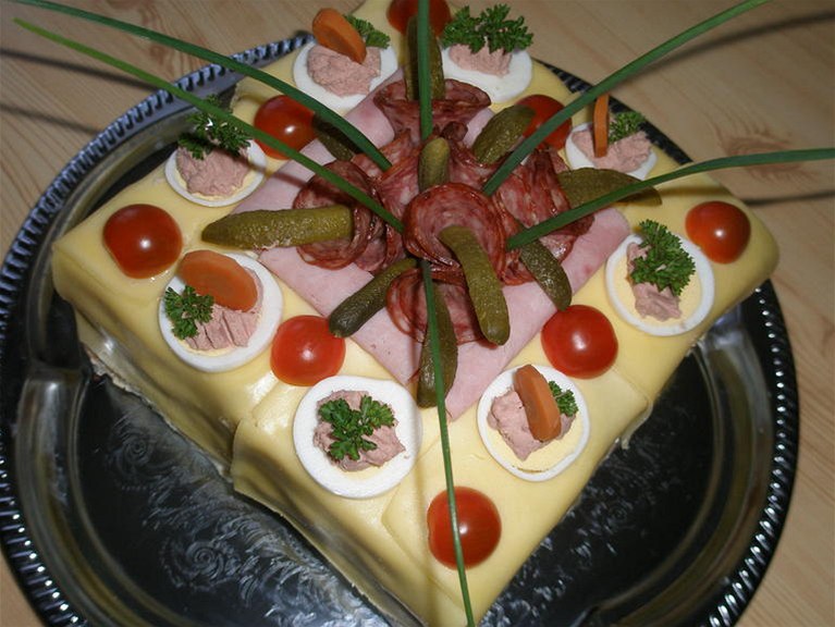 Slaný dort