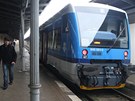 Nový vlak Regio-Shuttle RS 1 Stadler na libereckém nádraí