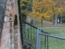 Uzavené terasy v ikových sadech v Hradci Králové