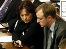 Marie Nedvdová (KSM) na jednání Snmovny (4. listopadu 2011)