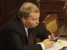 Ministr ivotního prostedí Tomá Chalupa na nedlním jednání Snmovny. (6.