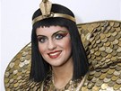 Gabriela Guníková v kostýmu Kleopatry výtvarníka Romana olce