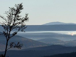 Podzimní umavské panorama.