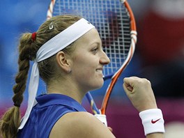VTZSTV. esk tenistka Petra Kvitov slav vhru nad Kirilenkovou ve finle