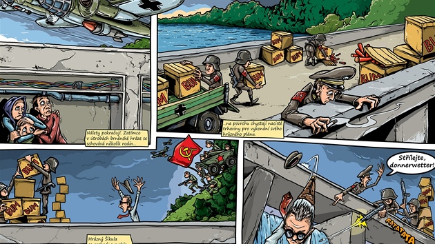 Komiks od kreslíe Jana Duchon pibliuje píbh hrázného Frantika ikuly,