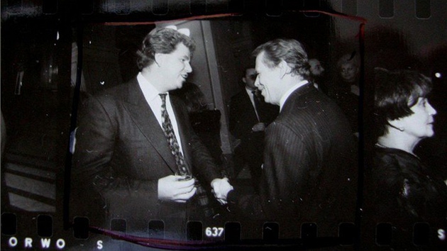 Viktor Ko�ený a Václav Havel na za�átku devadesátých let