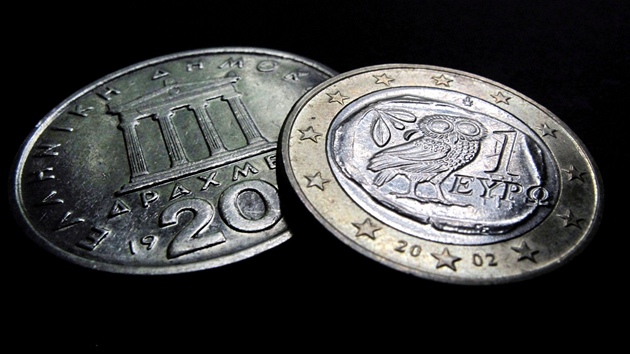 Bývalá a sou�asná �ecká m�na