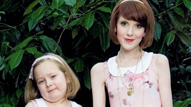Anorektika Rebecca Jonesov v m ne jej sedmilet dcera Maisy.