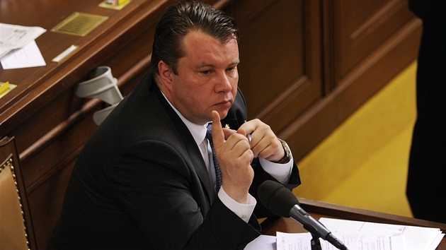 Exministr pr�myslu a obchodu Martin Kocourek