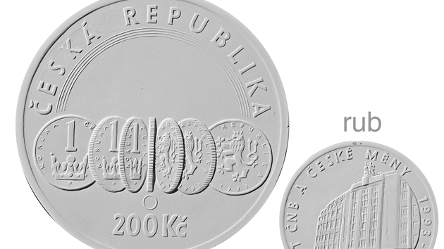Návrh D - pamtní stíbrná mince, kterou eská národní banka vydá k výroí 20
