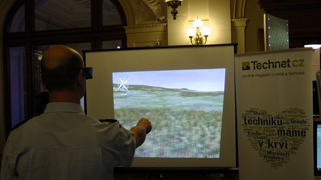 Pedvdn interaktivn 3D mapy ovldan pomoc pohyb tla (s pouitm Kinect)