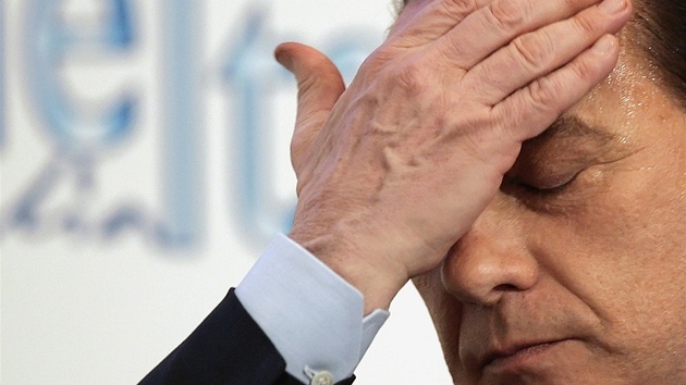 Italský premiér Silvio Berlusconi.