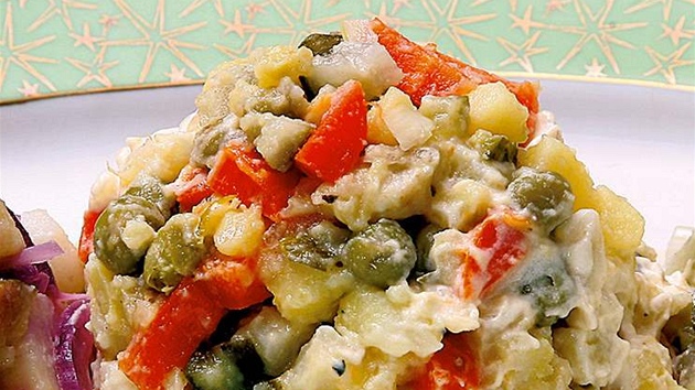 Bramborový salát s jablky