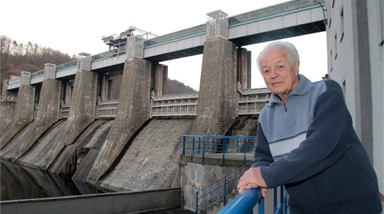 Zamstnanec a prvodce techovickou elektrárnou Václav Petrák.