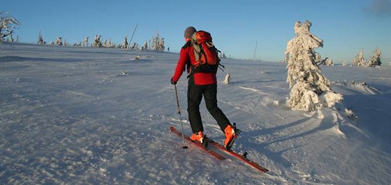 Pořadatelé povolili kromě skialpového vybavení i další typy lyží a sněžnice (ilustrační foto).