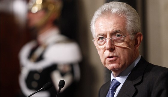 Designovaný premiér Mario Monti