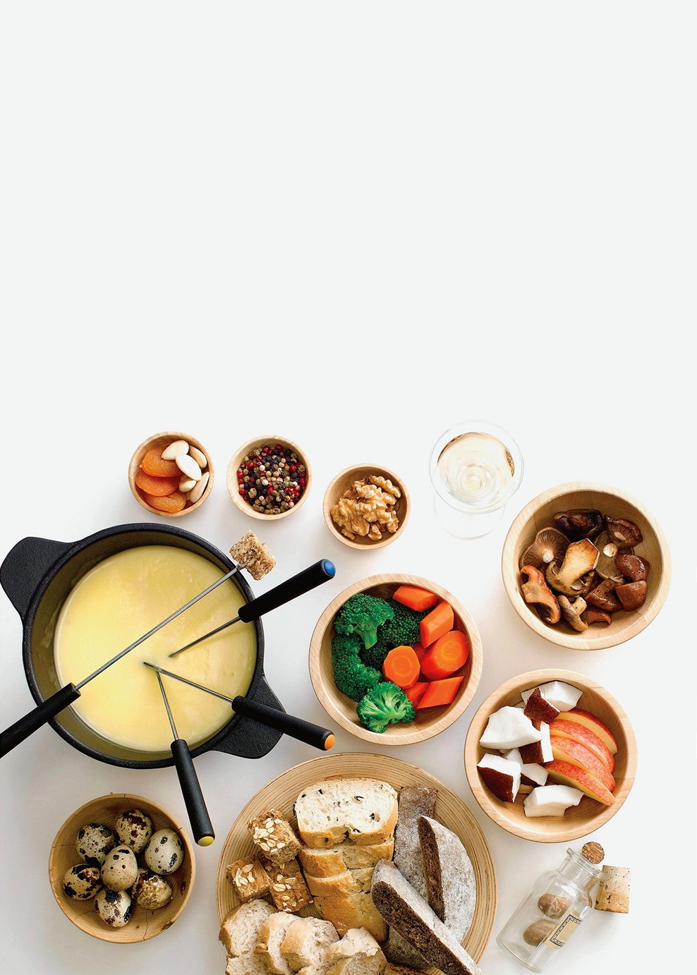 Sýrové fondue.