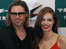 Brad Pitt a Angelina Jolie na premiée v Japonsku