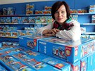 Martina Wunderlichová, prokuristka Playmobil CZ, v chebském království hraek. 