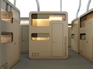 Kabiny byly navreny pro cestujc, kte mus pli dlouho ekat na letadlo,