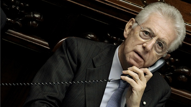 Italsk premir Mario Monti (18. listopadu 2011)