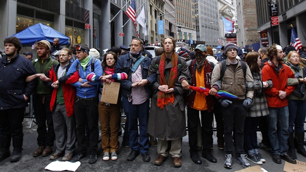 Protest proti ekonomické nerovnosti za�al v srdci amerického kapitalismu p�ed...