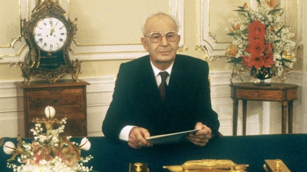 Novoroní projev prezidenta Gustáva Husáka v lednu 1989
