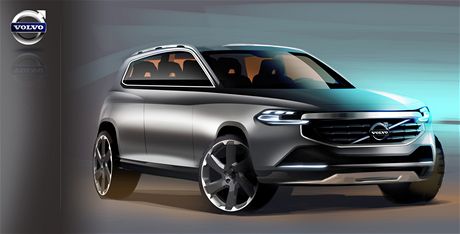 Skica budoucího Volva XC90