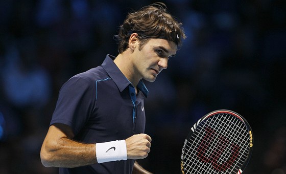 JSEM DOBRÝ A VÍM TO. Roger Federer se burcovat k vynikajícímu výkonu píli