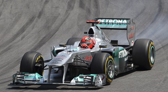 Ped rokem se Schumacher bod z Velké ceny Brazílie nedokal.