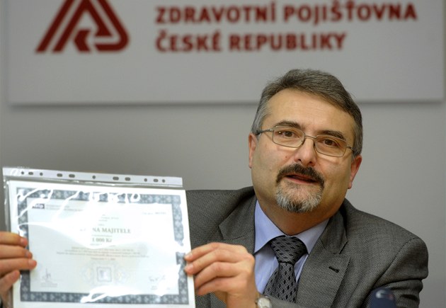 �editel VZP Pavel Horák ukázal noviná��m balík akcií projektu IZIP (28.