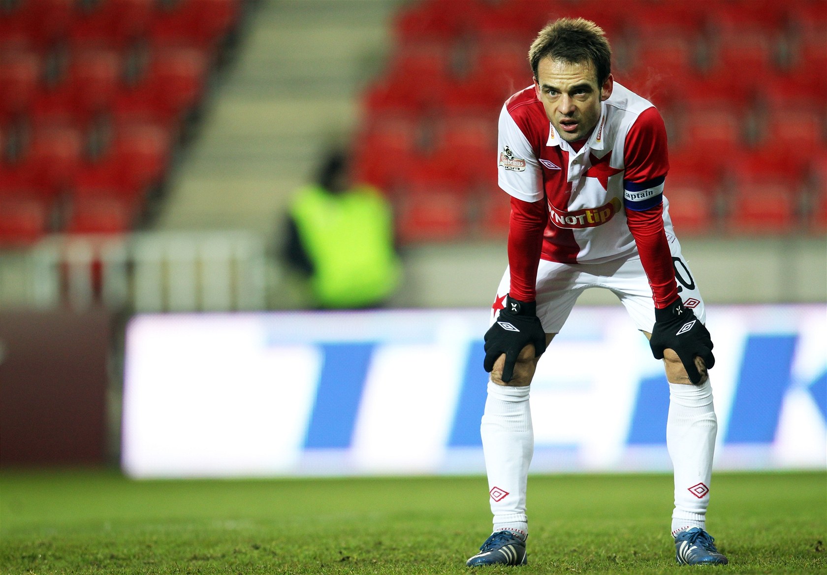 Kapitán slávistických fotbalist� Luká� Jarolím. Archivní snímek