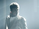 Justin Bieber pi svém vystoupení na American Music Awards (Los Angeles, 20.