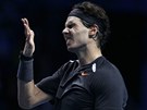 NEJDE TO. Rafael Nadal se na Turnaji mistr v utkání proti Mardymu Fishovi