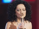 eský slavík 2011: absolutní vítzka Lucie Bílá mluvila pi pebírání ceny o