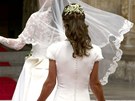 Pippa Middletonová na svatb své sestry Kate, která si vzala britského prince...