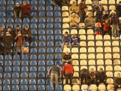 Prodl tribuny ostravskho stadionu