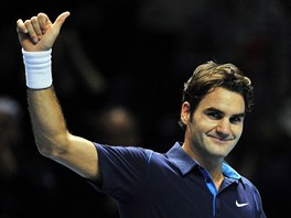 DVOD K SMVU. Roger Federer se raduje, na Turnaji mistr v semifinle prv