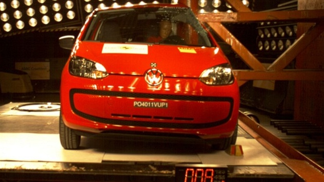 Crashtest Volkswagenu Up!